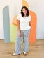 Marla Ruched Top in White