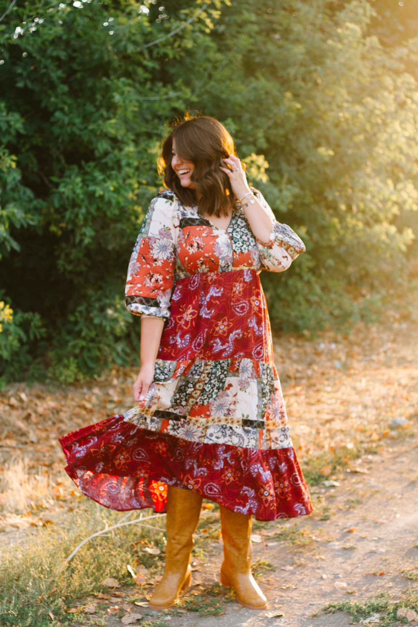 Wilmington Mixed Dress