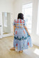Kaydree Printed Maxi Dress in Blue - Lettie Boutique