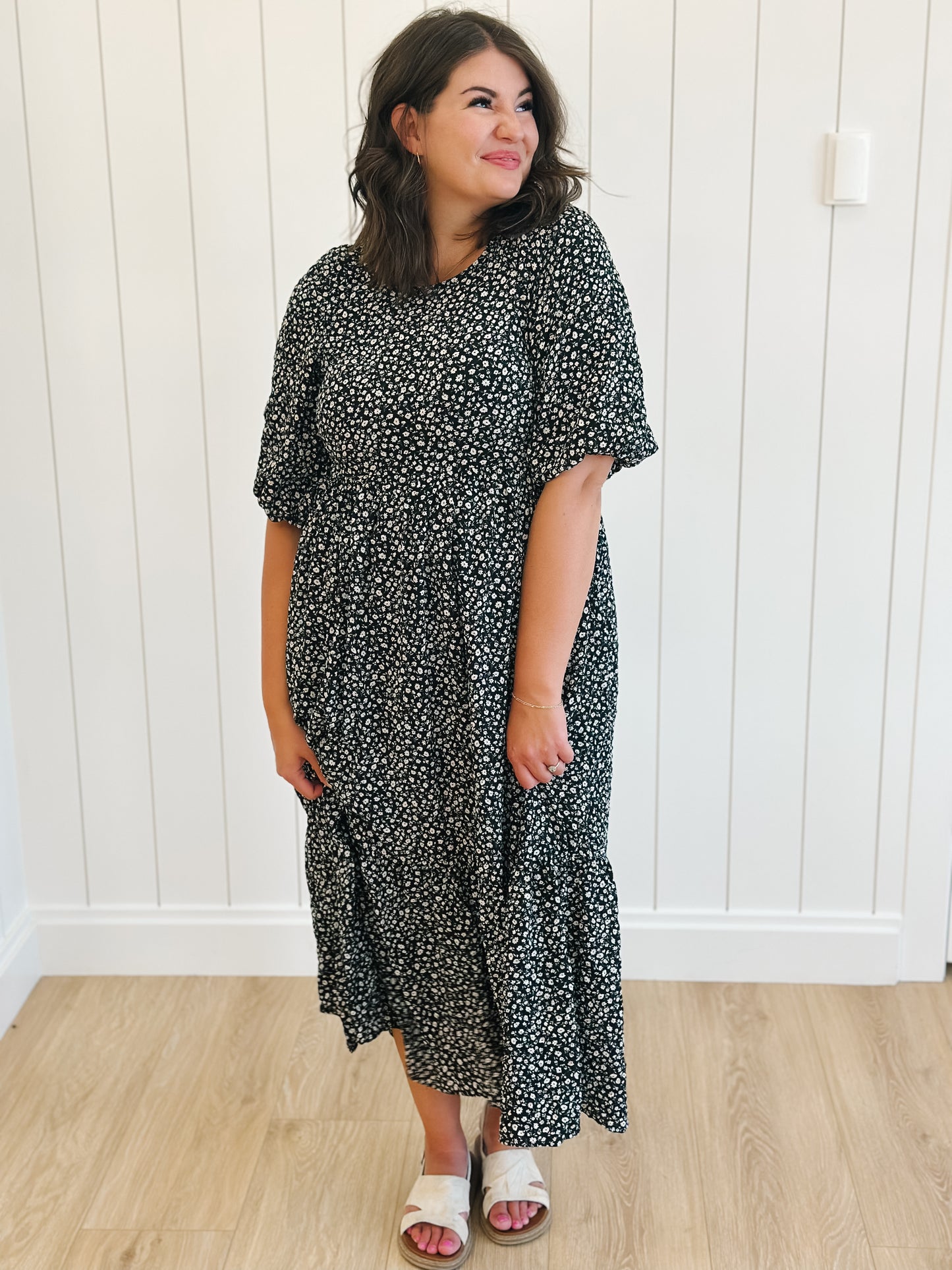 Adair Floral Midi Dress