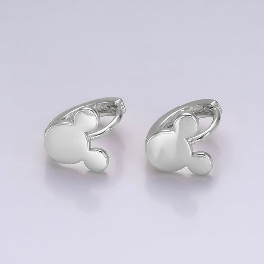 Mouse Huggie Hoops - Lettie Boutique