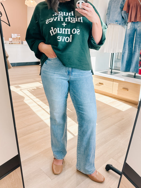 Judy Blue: Dayton Straight Leg Denim