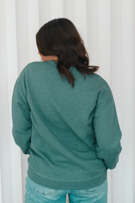 DOORBUSTER: Ruby Red Crewneck