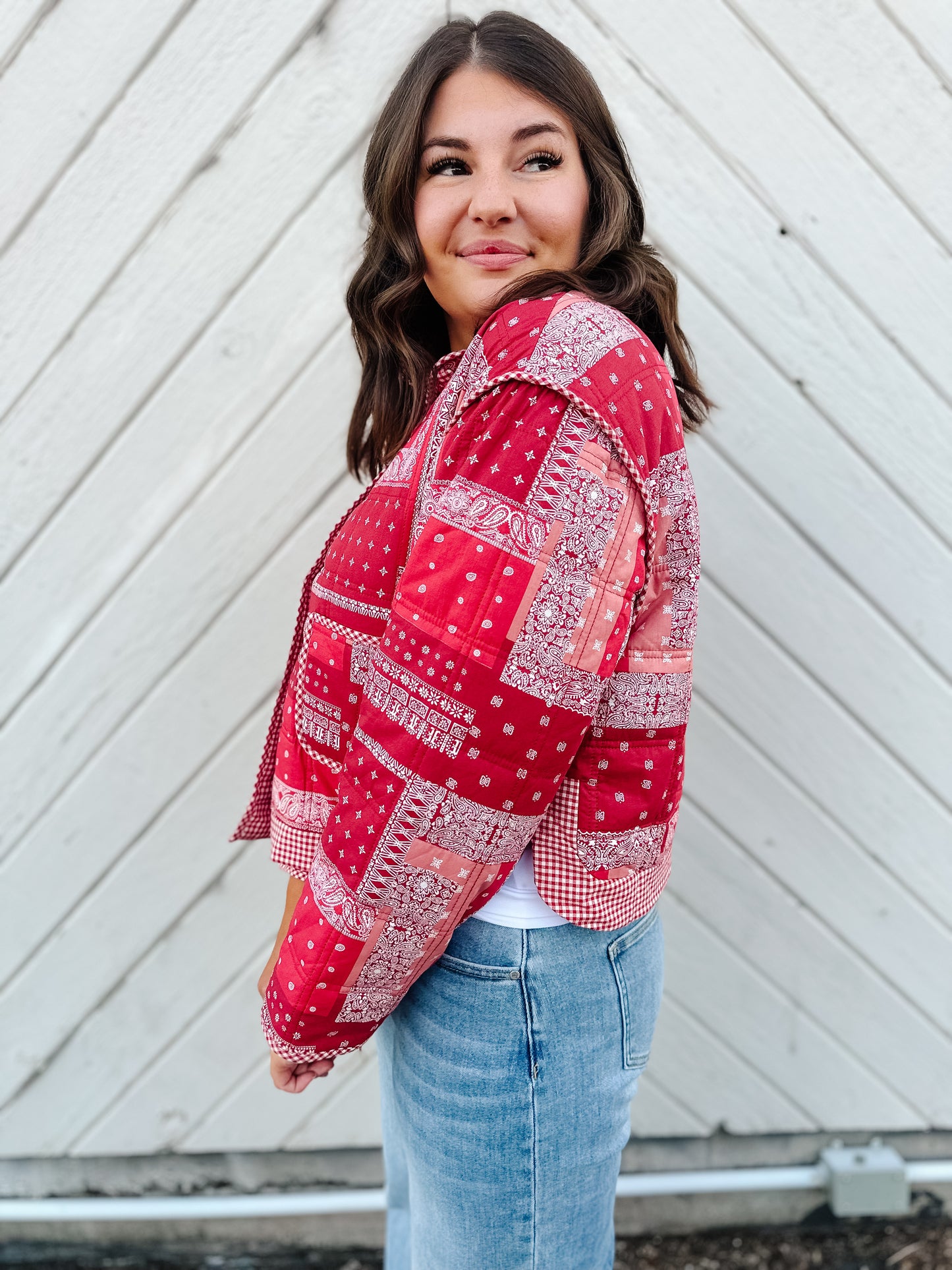 Ava Printed Jacket