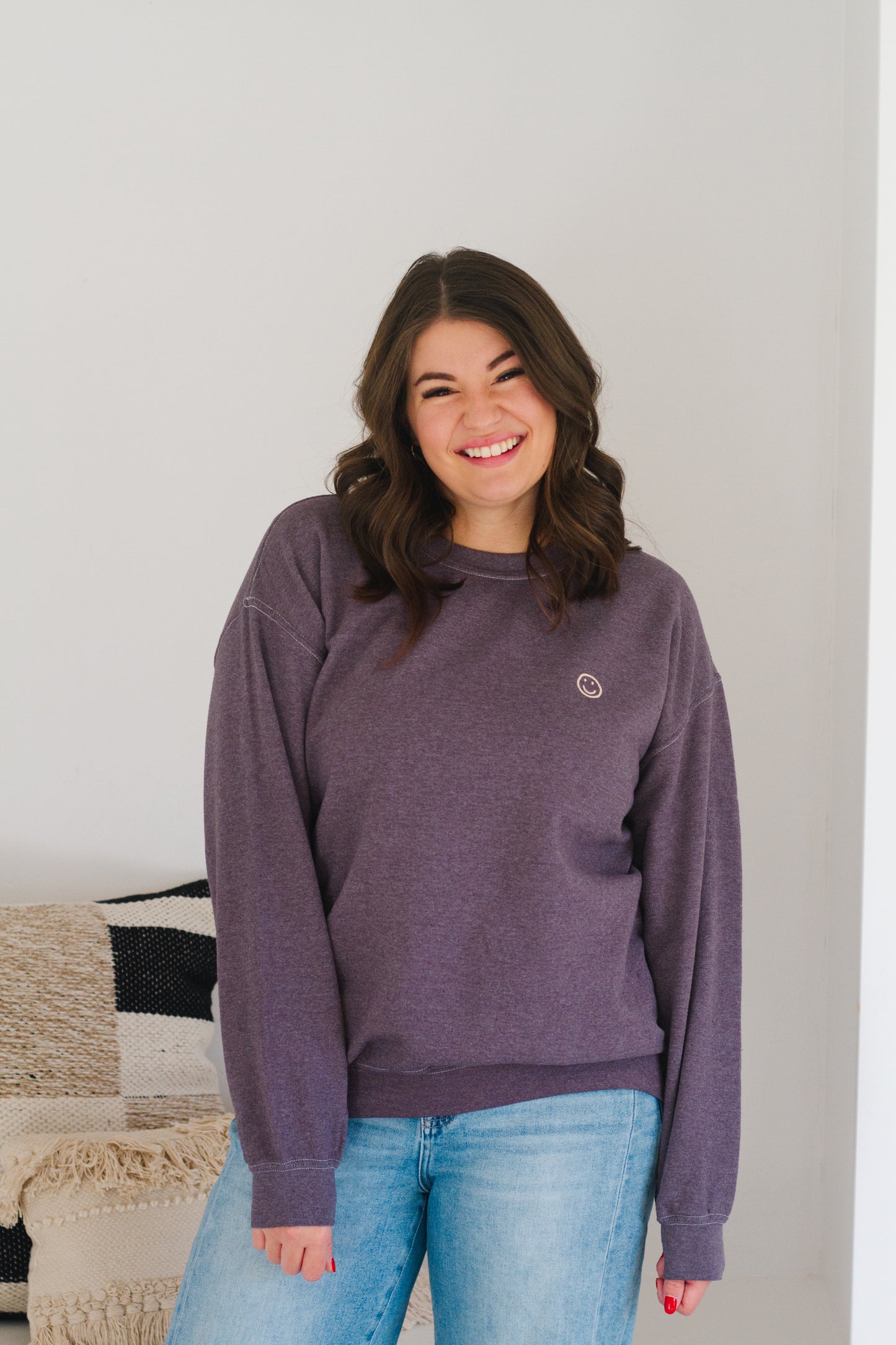 DOORBUSTER: Kaia Smiley Crewneck