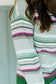 Nord Multi Stripe Sweater in Green