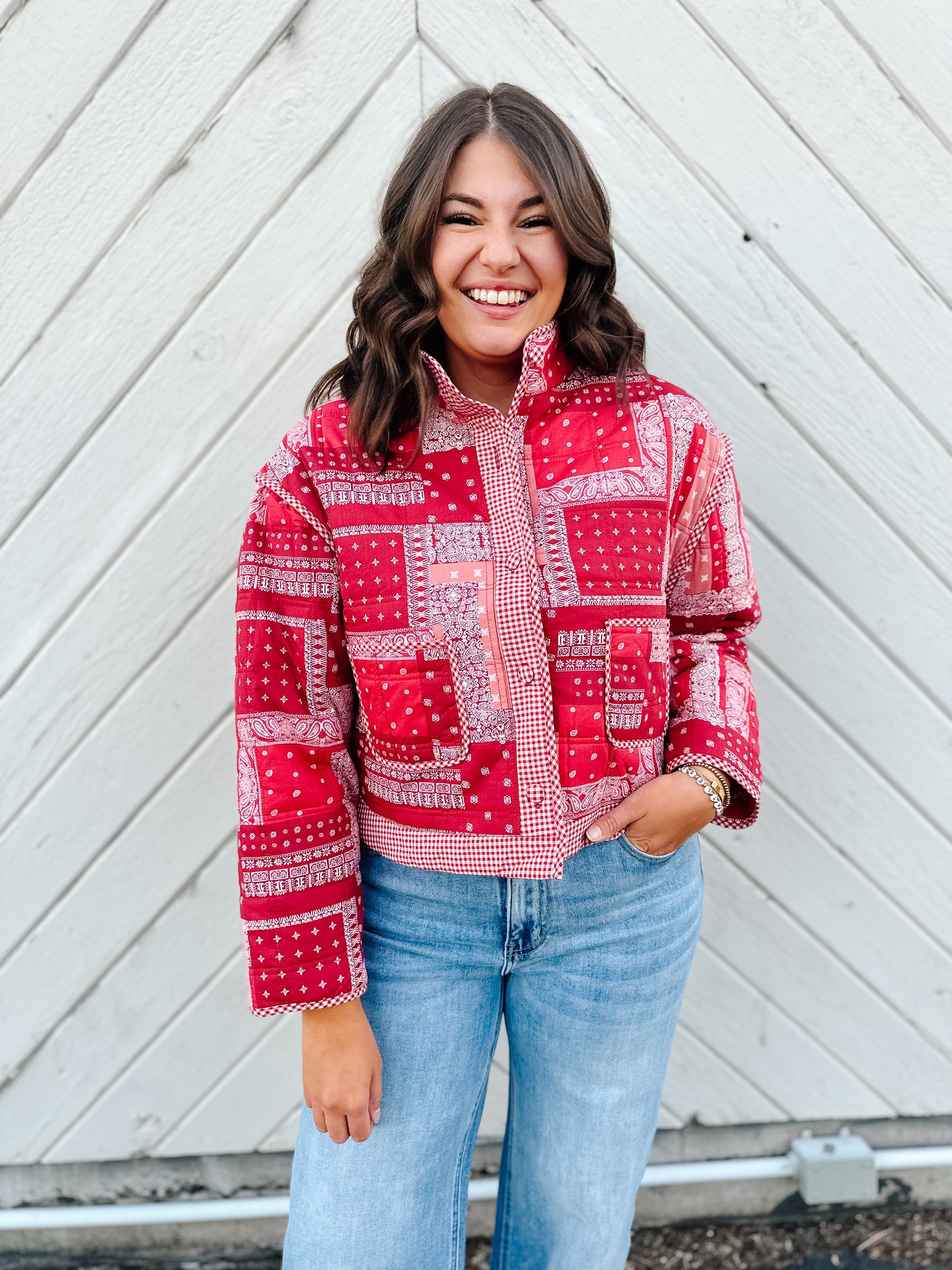 Ava Printed Jacket