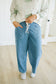 Lawson Drawstring Denim Pants