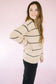 Shay Striped Sweater in Sand