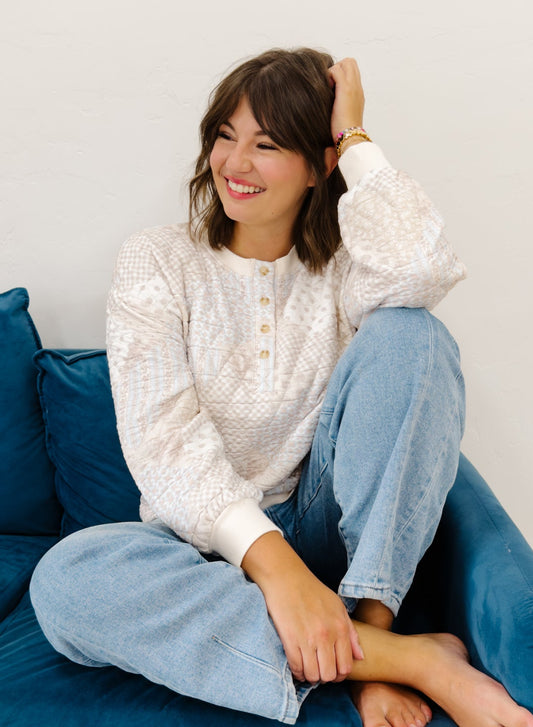 Sienna Quilted Pullover