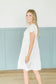 Alexi Midi Dress in White