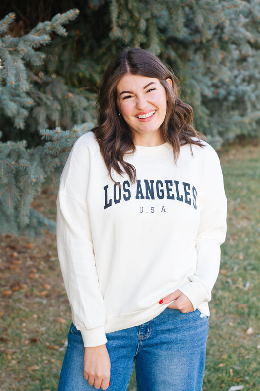 DOORBUSTER: Los Angeles Graphic Pullover