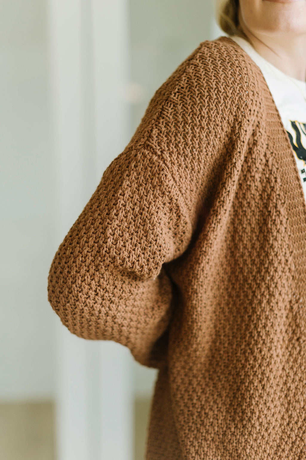 Quincy Cardigan in Mocha