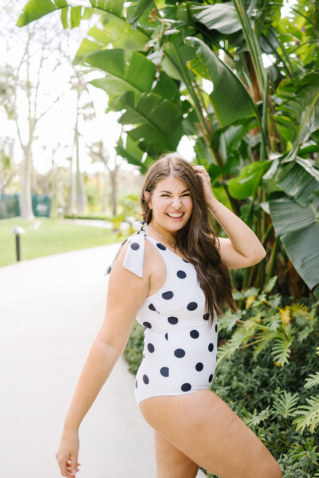 Audrey Polka Dot Swim