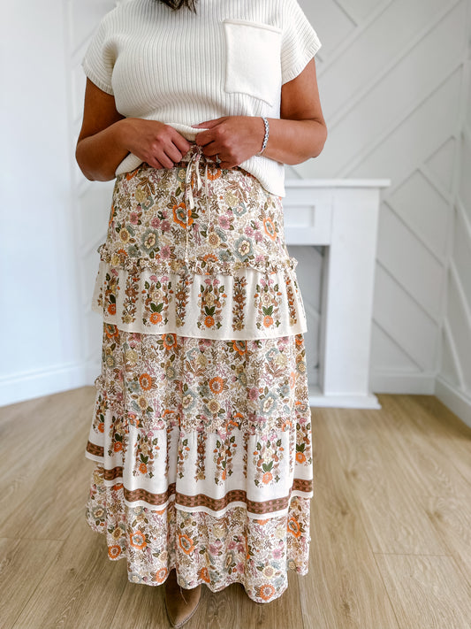 Renni Ruffle Tiered Skirt