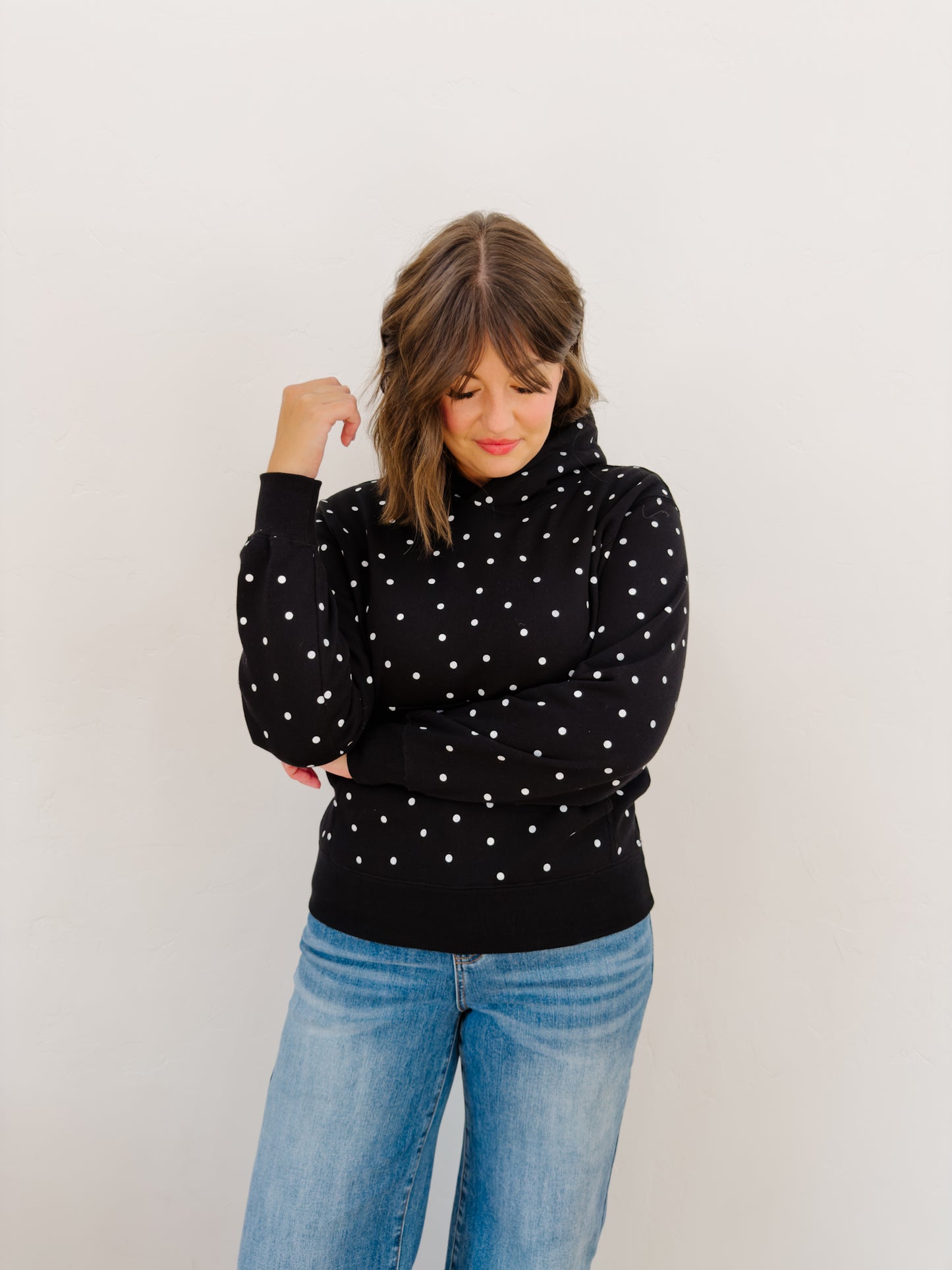 Clover Polka Dot Pullover - Lettie Boutique