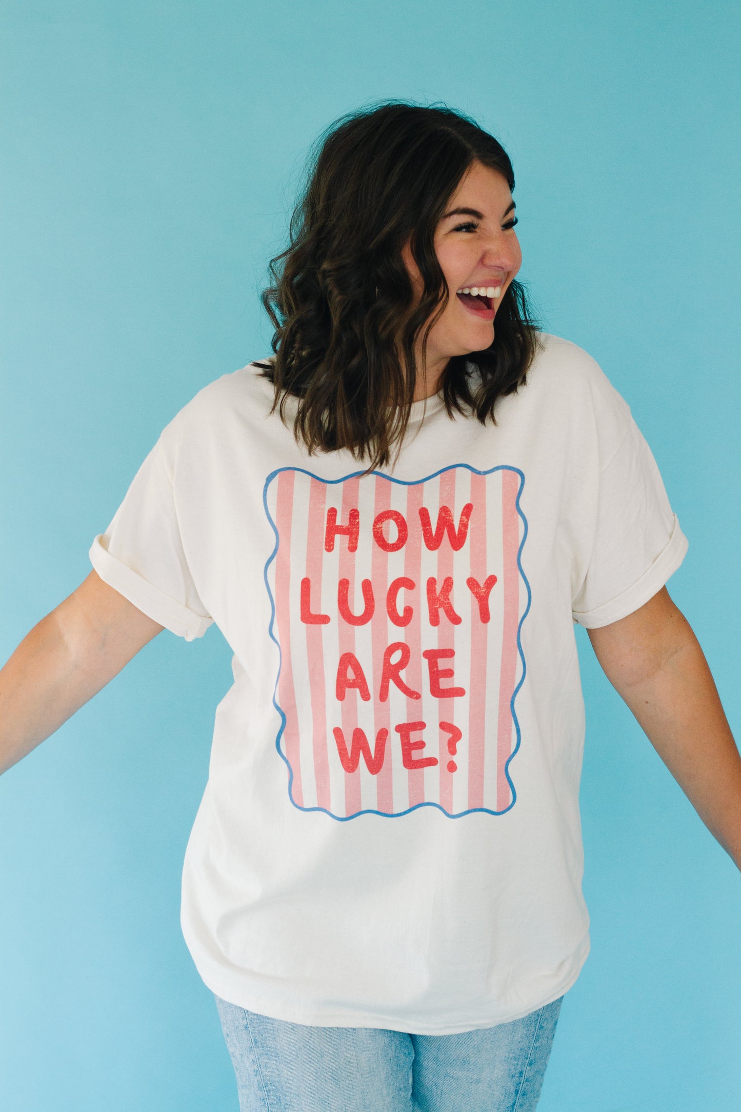 How Lucky Graphic Tee