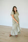 *Taylor Tiered Maxi Dress in Olive - Lettie Boutique