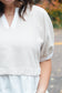 Camila Check Knit Top