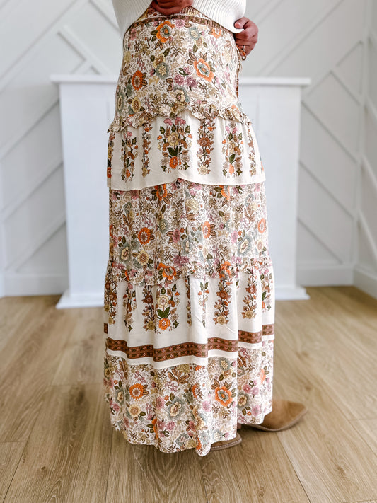 Renni Ruffle Tiered Skirt