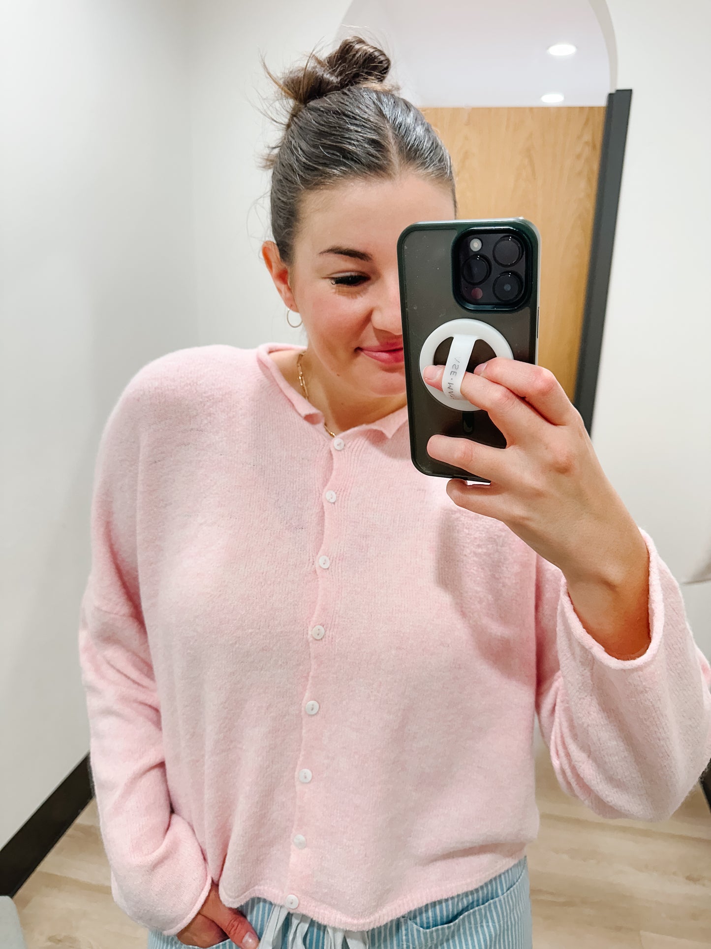 Melina Cardigan in Pink