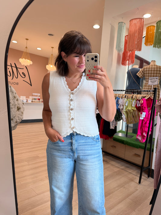 Kenzley Buttoned Sweater Vest