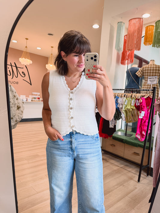 Kenzley Buttoned Sweater Vest