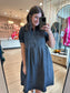 Sutton Black Denim Dress