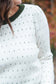Vivian Geometric Sweater in Olive