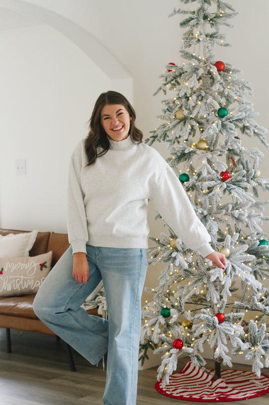 Pippa Mock Neck Pullover