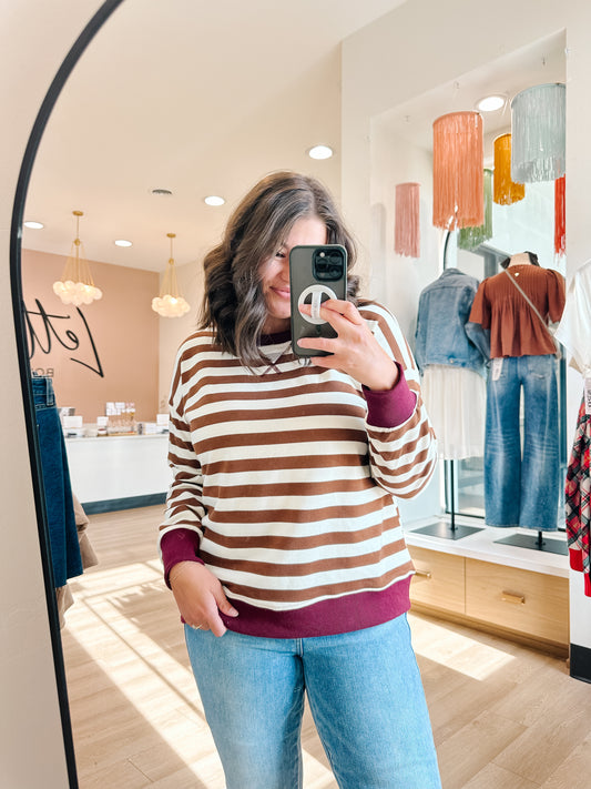 Ashlyn Stripe Pullover