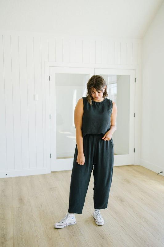 Thurston Tank Set in Onyx Indigo