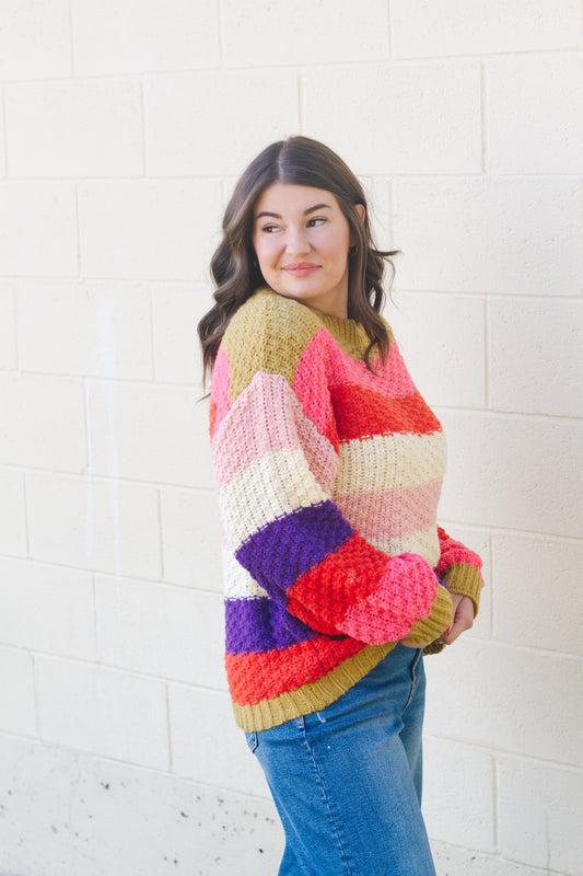 Kinney Chunky Colorblock Sweater