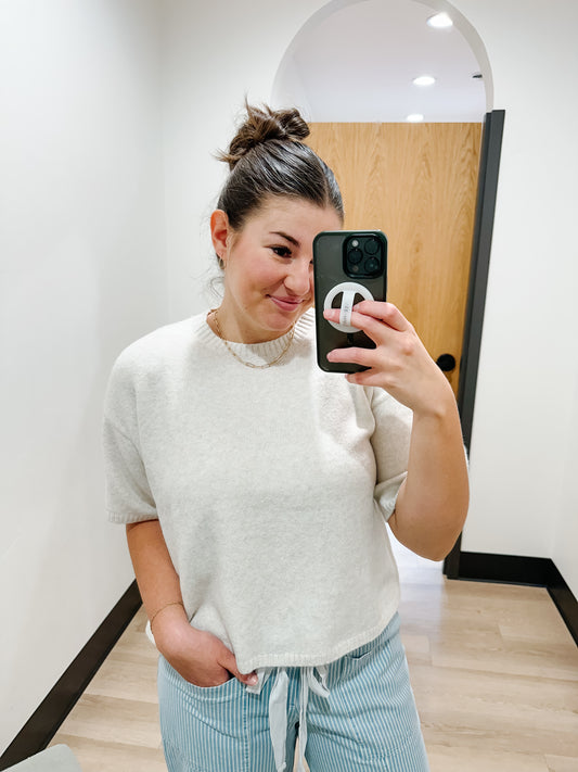 Rory Short Sleeve Sweater