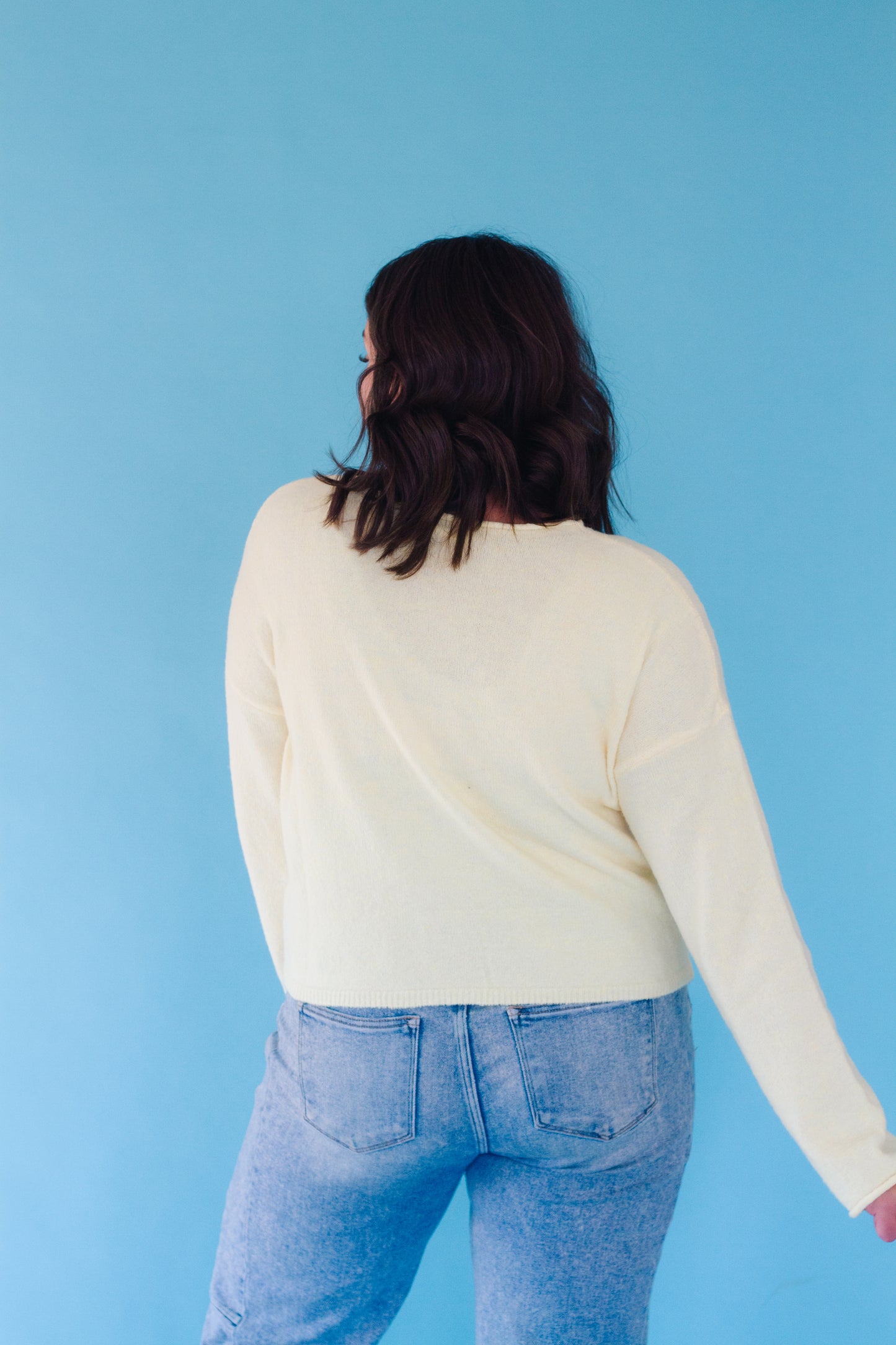 James Button Cardigan in Sunshine