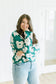 Maxwell Floral Sweater in Pine