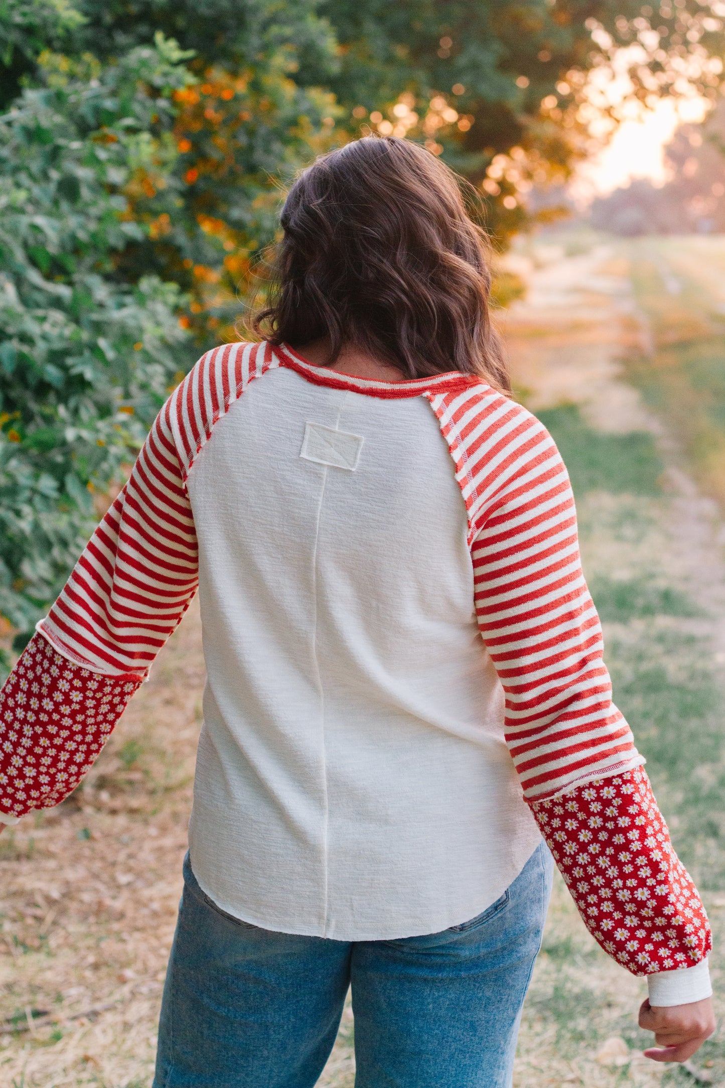 Mia Mixed Print Floral Top