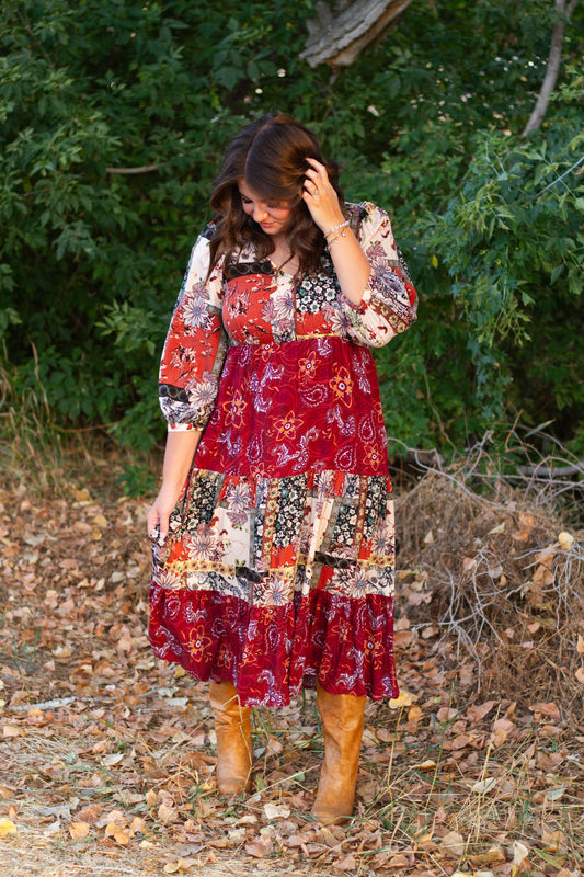 Wilmington Mixed Dress