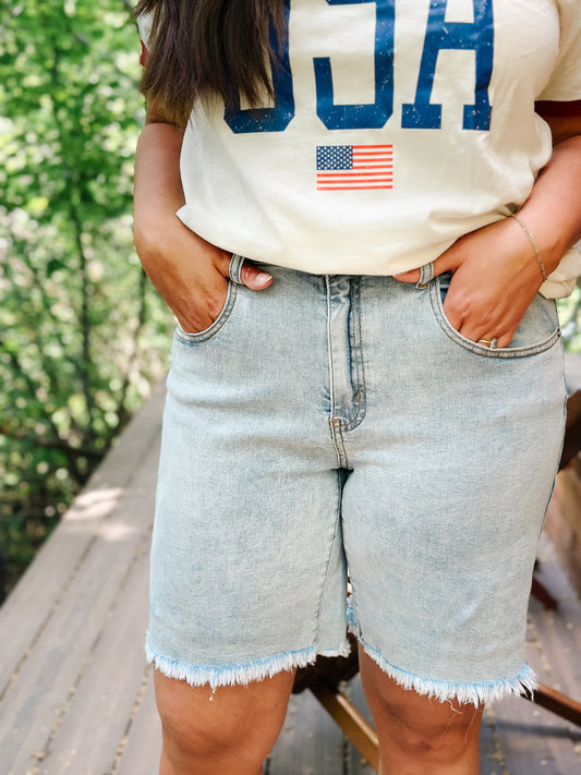 Cove Bermuda Shorts - Lettie Boutique