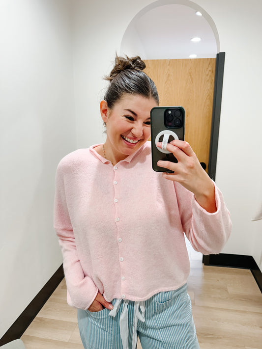 Melina Cardigan in Pink