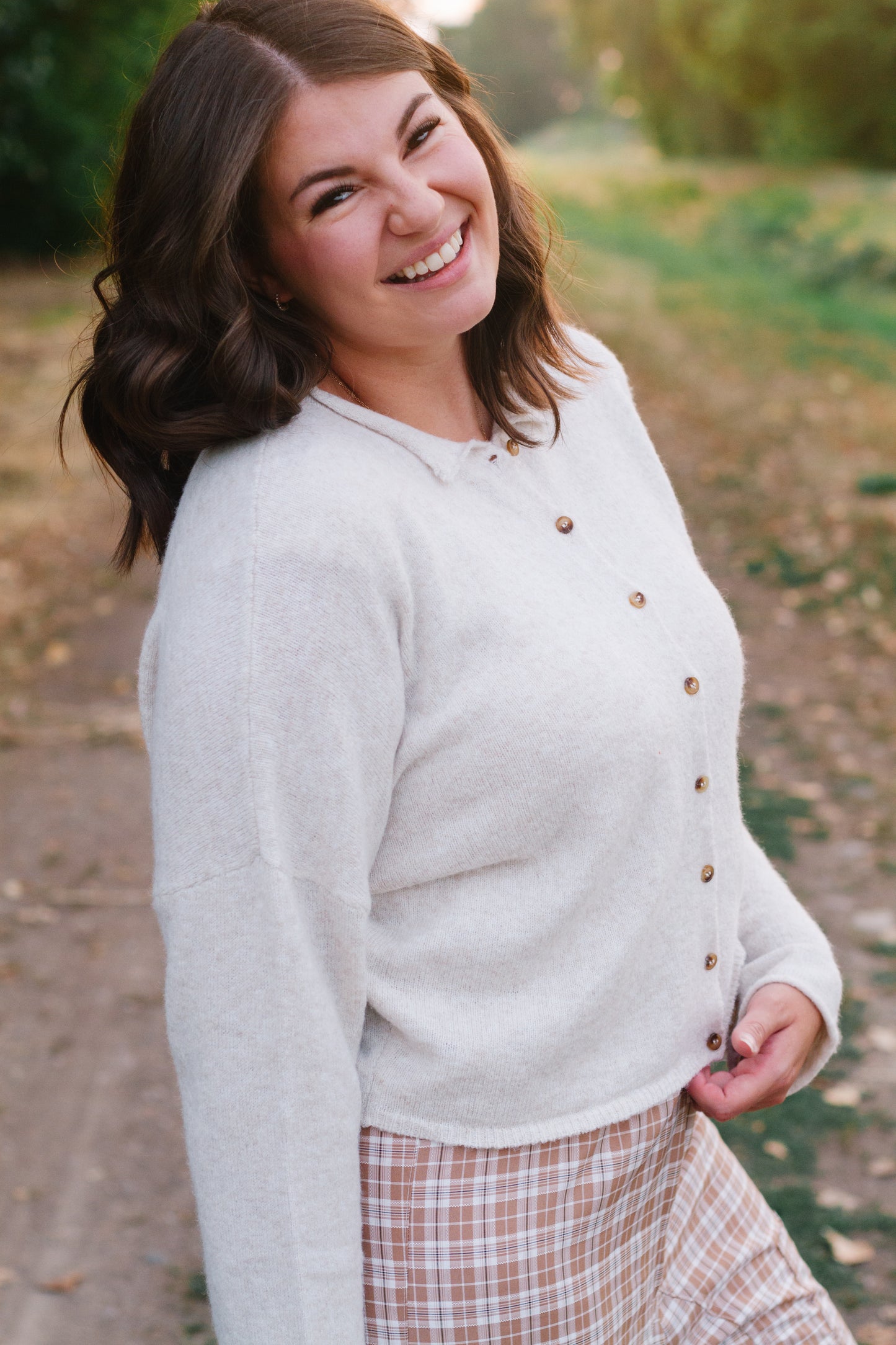 Bri Cardigan in Cream