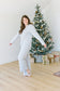 Janey Pajama Set in Gray