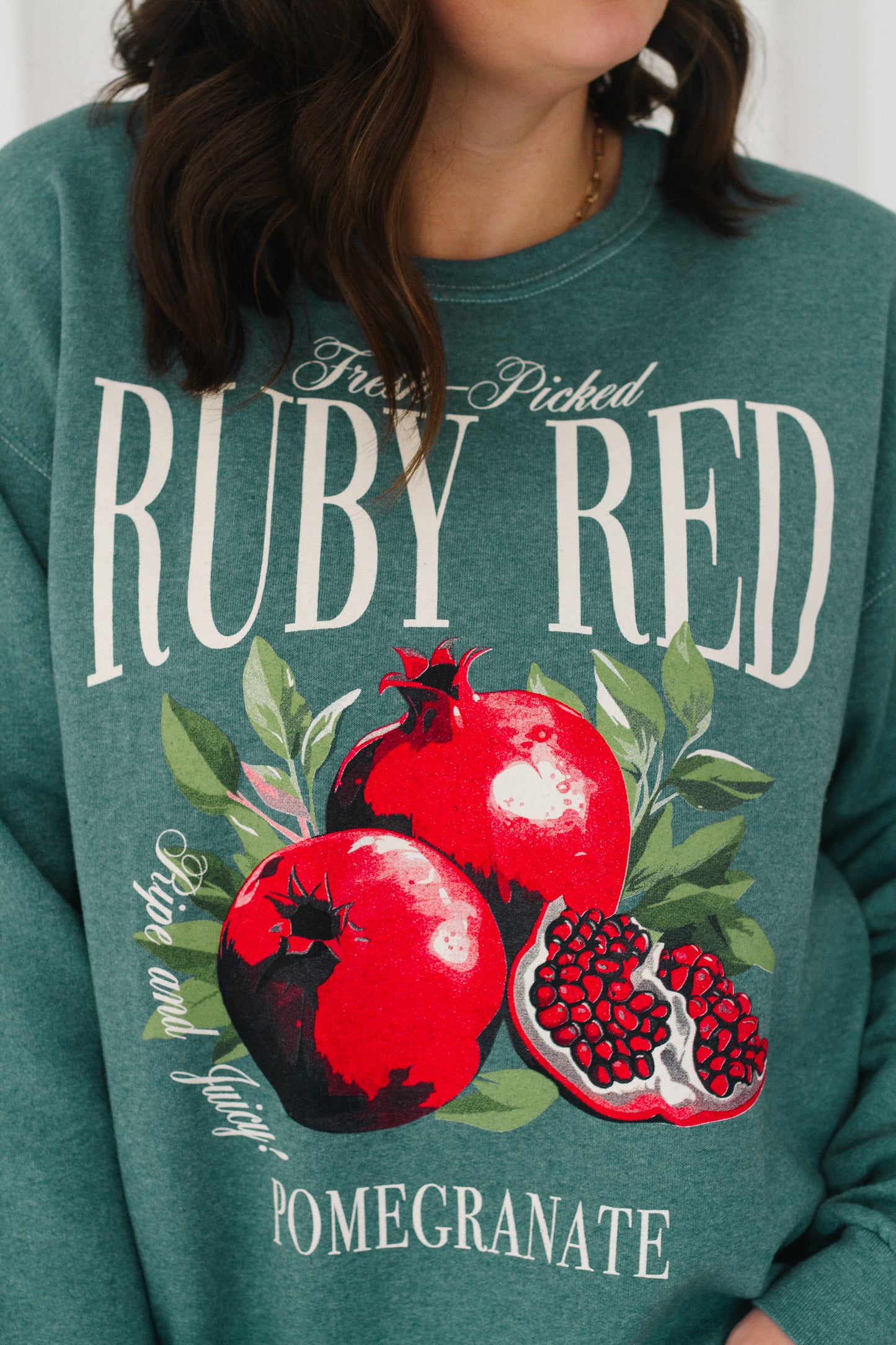 DOORBUSTER: Ruby Red Crewneck