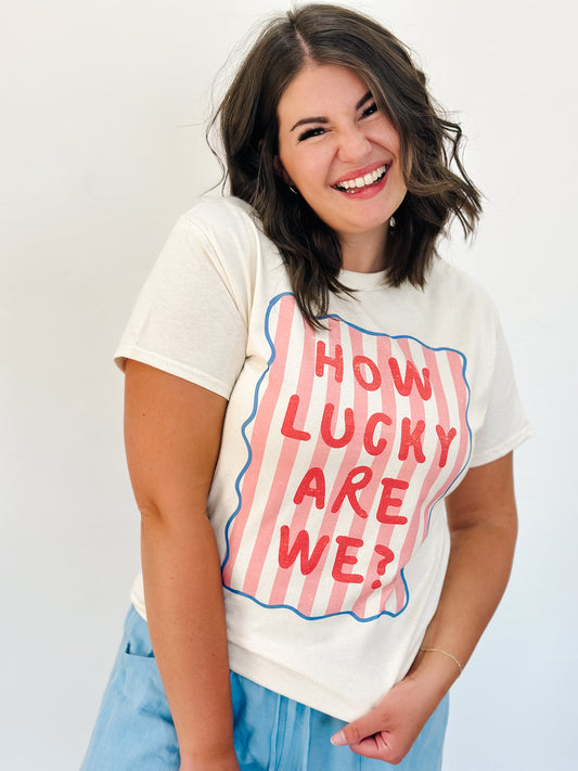 How Lucky Graphic Tee
