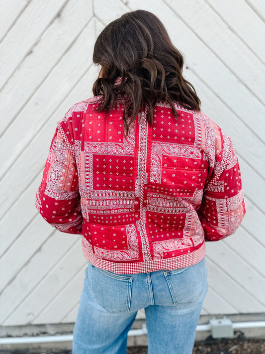 Ava Printed Jacket