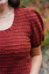 Hadley Puff Sleeve Top in Sienna