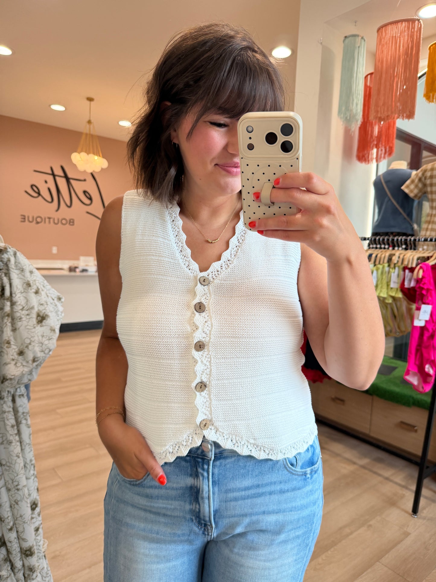 Kenzley Buttoned Sweater Vest