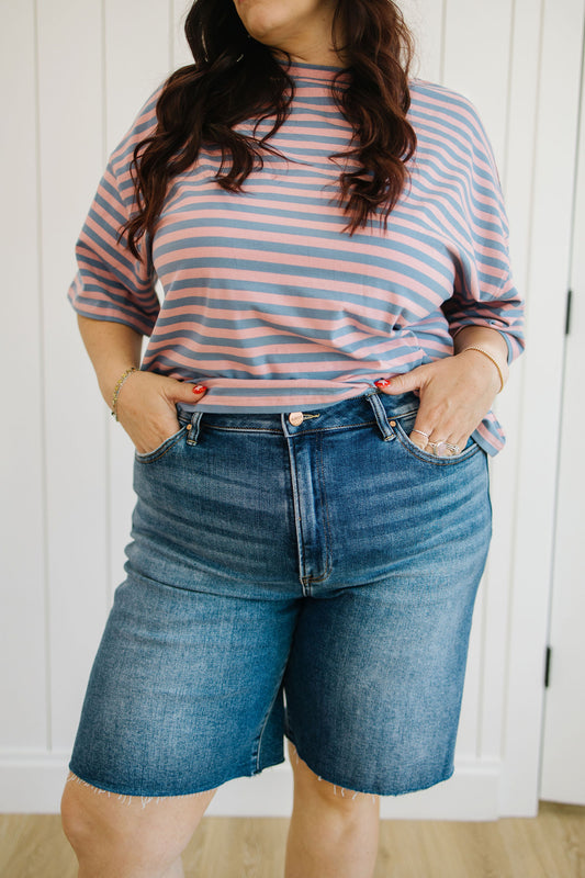 Cassian Denim Bermuda Shorts