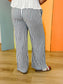 Jaylyn Striped Pants in Navy
