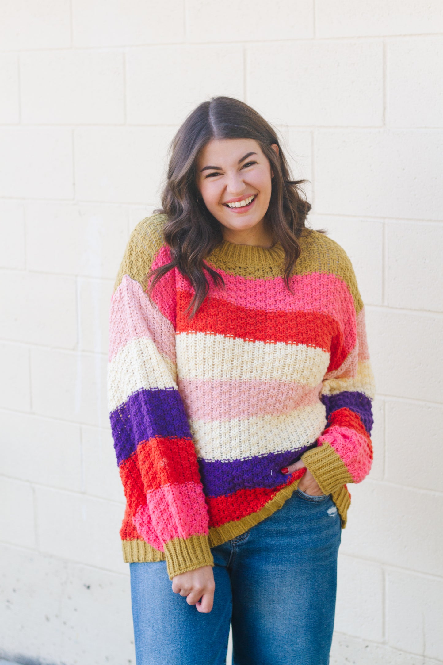 Kinney Chunky Colorblock Sweater